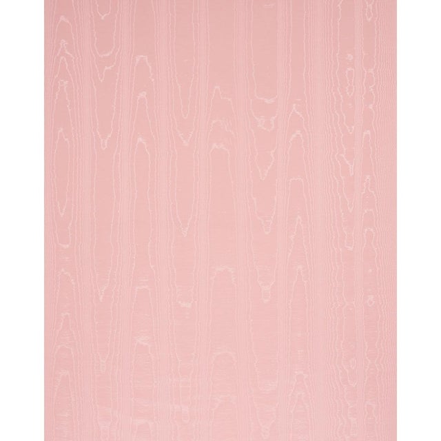Created in collaboration with interior designer Mark D. Sikes, Washington MoirÈ features a subtle watery stripe, a...