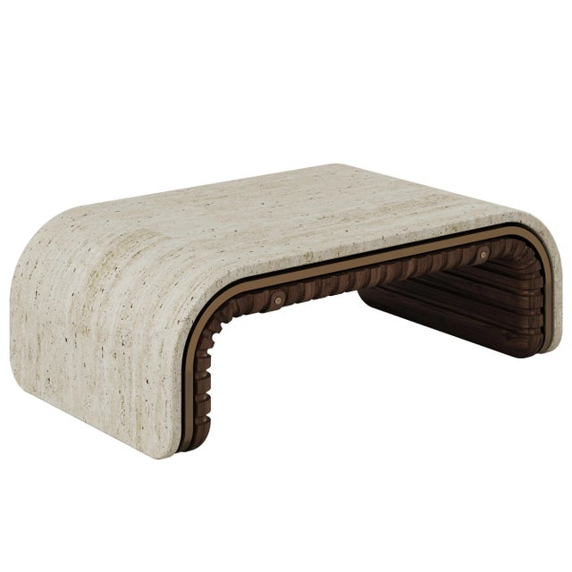 Henley Center Table by Wood Tailors Club, in New conditions. Designed from 2000 Signed by Maker