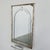 Gold Large Art Deco Beveled Wall Mirror with Architectural Arch Design For Sale - Image 8 of 11