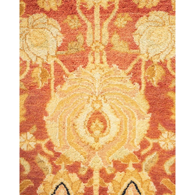 Traditional Mogul, One-of-a-Kind Hand-Knotted Area Rug in Orange, 5' 10" x 8' 9" For Sale - Image 3 of 8