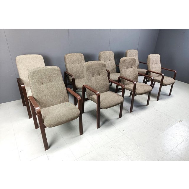 Vintage Bentwood Armchairs, 1993, Set of 8 For Sale - Image 6 of 12
