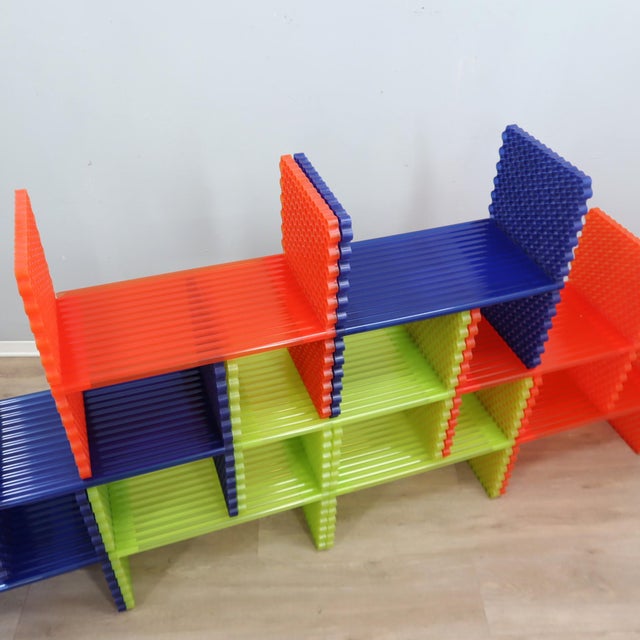 Blue H&H Modular Shelving System by Ron Arad for Kartell, 1999 For Sale - Image 8 of 14