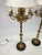 Mid 20th Century Neoclassical 10-Light Brass Candelabra Floor Lamps With Shades - a Pair For Sale - Image 16 of 17