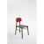 Set of 2, Bokken chair, red, beech structure stained, lacquered back by Colé Italia with Bellavista/Piccini Dimensions:...