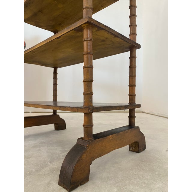 Mid 19th Century Folk Art Primitive Spool Shelf For Sale - Image 15 of 18