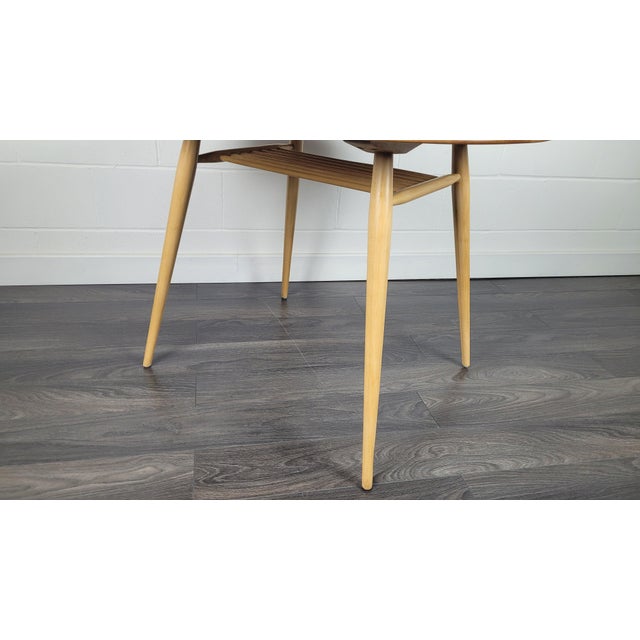 Brown Round Breakfast Dining Table by Lucian Ercolani for Ercol, 1960s For Sale - Image 8 of 11