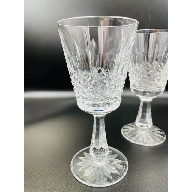 Waterford Waterford Crystal Kenmare Cut Claret Wine Glasses - Set of 4 For Sale - Image 4 of 9