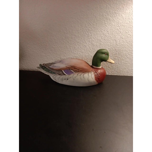 1970s Andrea by Sadek Mallard Duck Decoy Figurine For Sale In Dallas - Image 6 of 9