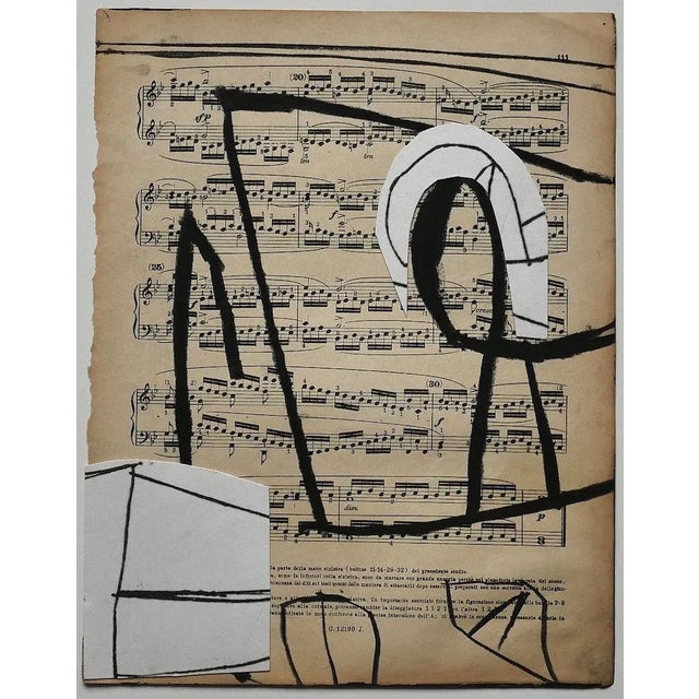 Musical Notes'' is a beautiful artwork in mixed media, tempera and college on a musical note, realized in 2009 by Tommaso...