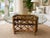 Coastal 1970s McGuire Rattan Glass Top Coastal Coffee Table 48" For Sale - Image 3 of 4