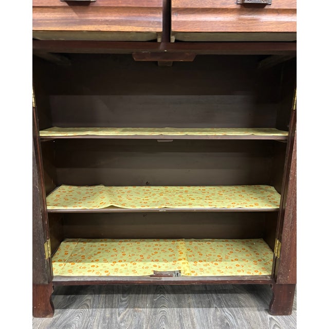 Brown Antique Farmhouse Jelly Cupboard Pie Safe For Sale - Image 8 of 13