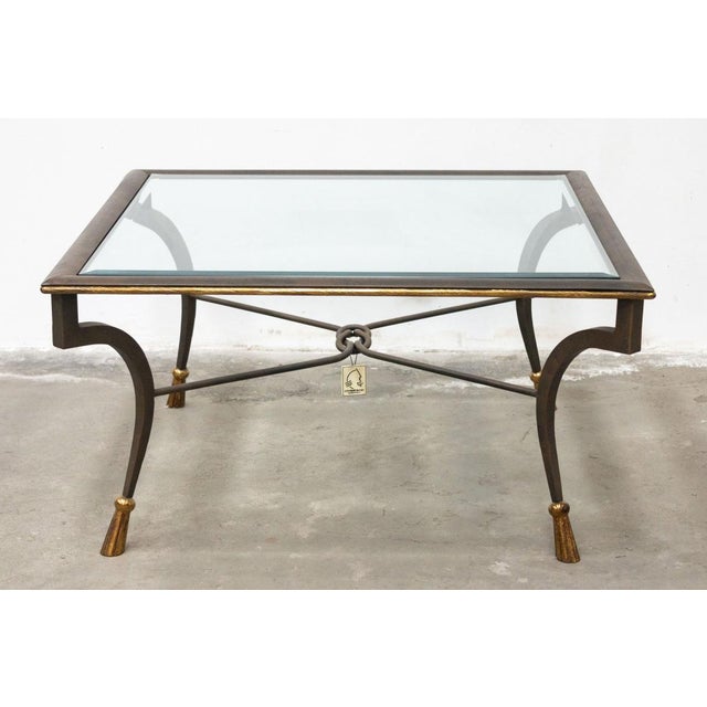Coffee Table in Wrought Iron and Glass, Italy, 1980s For Sale - Image 14 of 14