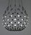 Silver Mesh Pendant from Luceplan For Sale - Image 8 of 8