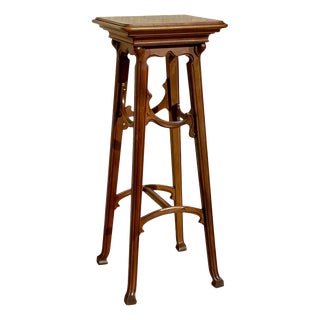 Art Nouveau Side Table in Walnut, 1890s For Sale