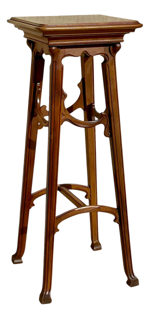 Art Nouveau Side Table in Walnut, 1890s