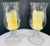 Transparent Modern Clear Glass Candleholder or Vase, a Pair For Sale - Image 8 of 10