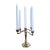 French Art Deco Silver-Plated 5-Light Candelabra, Circa 1920 For Sale