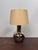 1970s Vintage Italian Silver-Glazed Table Lamp, 1970s For Sale - Image 5 of 6