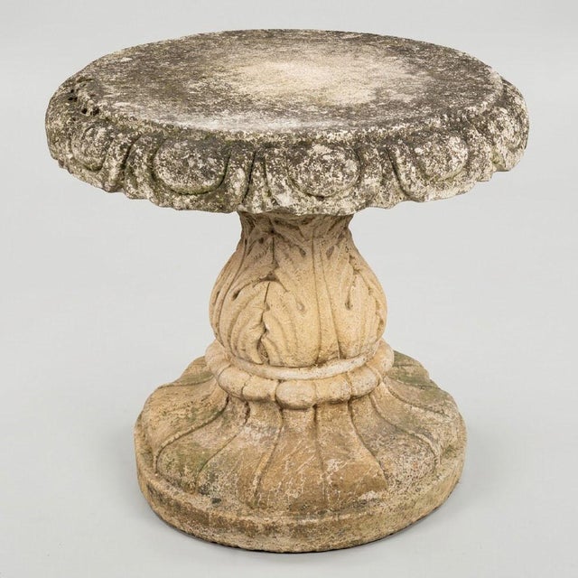 Reconstituted Stone Garden Set, 1970s, Set of 3 For Sale - Image 10 of 18