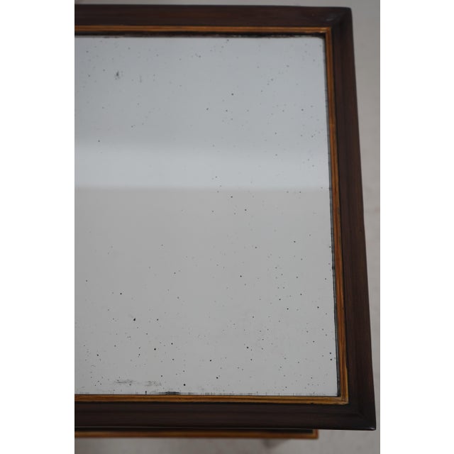 Brown Scarborough House Mirror Top Occasional Table For Sale - Image 8 of 16