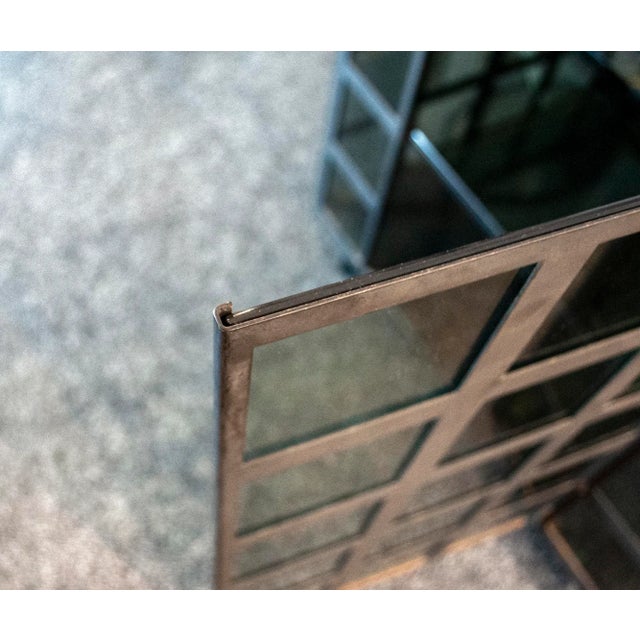 Bieffeplast Iron & Glass Trolley by Anna Anselmi for Bieffeplast, 1980s For Sale - Image 4 of 9