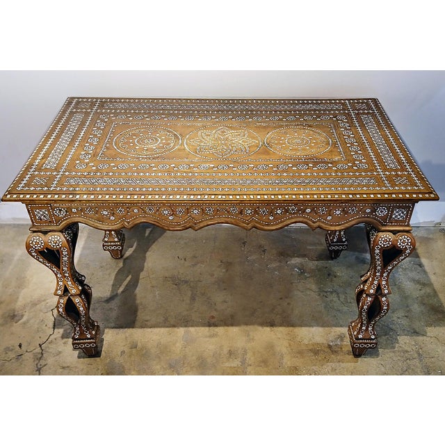 Late 19th Century Inlaid Walnut Desk, Italy For Sale - Image 15 of 17