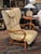 Swedish Modern Wingback Chair with Leather Details, 1940s For Sale - Image 12 of 14