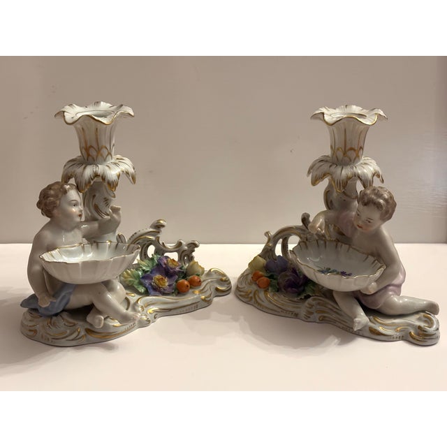 Ceramic Vintage Porcelain Set - 3pcs For Sale - Image 7 of 12