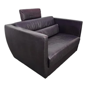 Roche Bobois Leather Lounge Chair