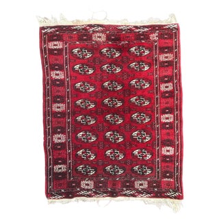 Vintage Turkmen Bokhara Rug, 1950s For Sale