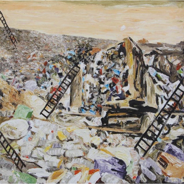 Contemporary Marco Evaristti, Composition, 2022, Acrylic on Canvas For Sale - Image 3 of 8