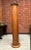 Vintage Marble Top Oak Column Pedestal For Sale - Image 4 of 8