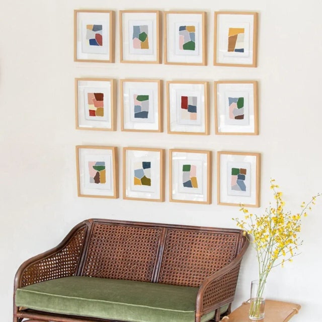 Abstract Abstract Oil Painting #8 by French Artist Hortense For Sale - Image 3 of 9