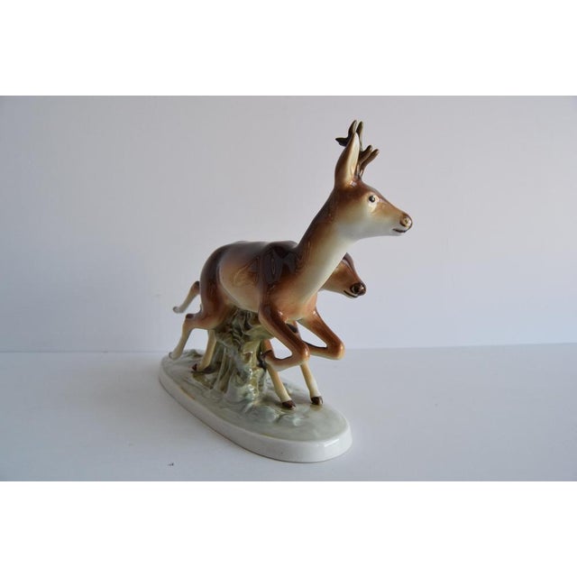 Vintage Porcelain Sculpture from Royal Dux, 1960s. For Sale - Image 6 of 9