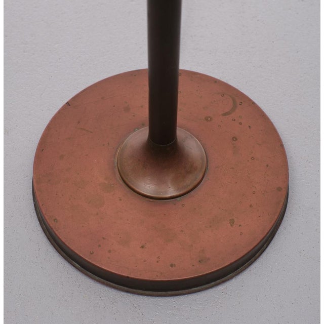 Art Deco Brass Floor Lamp, France, 1965 For Sale - Image 6 of 15