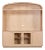 Marlow Natural Wood Entertainment Center For Sale