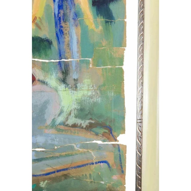 Sirio Pellegrini, A Day in the Countryside, Watercolor on Paper, 1960s For Sale - Image 4 of 9