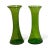 Glass Blenko Olive Green 20” Optic Swirl Floor Vase 6928 For Sale - Image 7 of 8