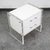 Metal Mid Century Modern Nightstand 2 Drawers Lucite White 1970s Vintage Groovy Retro For Sale - Image 7 of 12