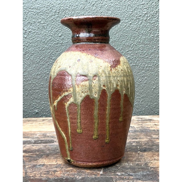 Vintage Original Studio Pottery Vase For Sale - Image 12 of 12