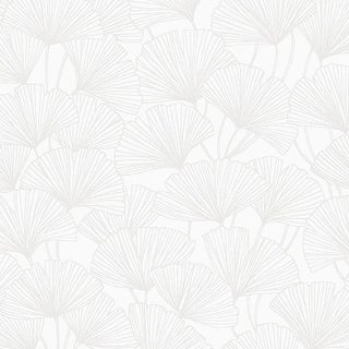 Borastapeter Ginkgo Wallpaper in Pearl For Sale