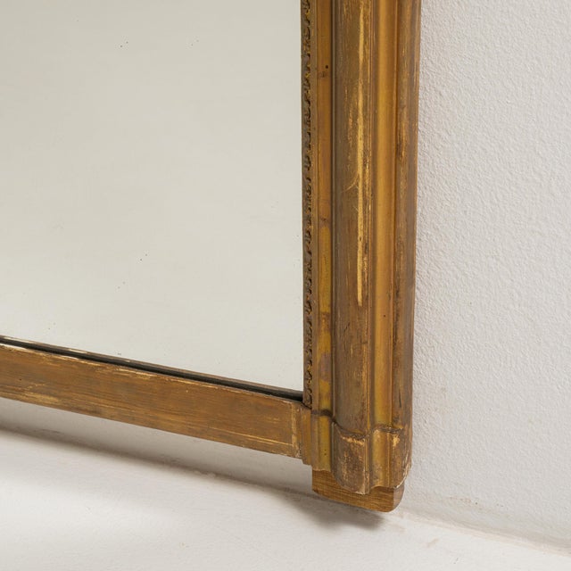 Gold 19th Century France Gold Wood Full-length & Floor Mirrors For Sale - Image 8 of 8