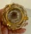 Vintage French Style Ormolu Glass Perfume Bottle With Floral Filigree Stopper Hollywood Regency For Sale - Image 12 of 12