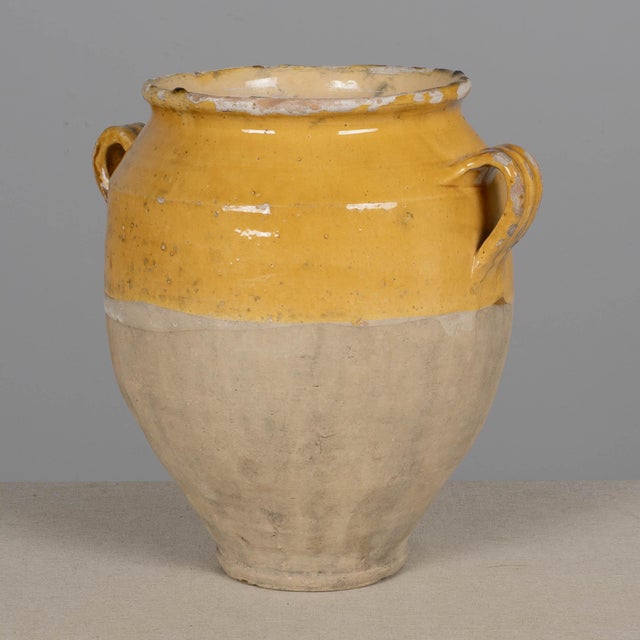 Ceramic French Terracotta Vase or Pot À Confit 11.5"h For Sale - Image 7 of 11
