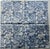 Late 20th Century Set of 4 Laura Ashley Home Blue & White Reversible Cotton Placemats & Napkins For Sale - Image 16 of 18