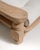 Tan Pair of Brutalist Oak Upholstered Armchairs, Antique, France, Circa 1970 For Sale - Image 8 of 14