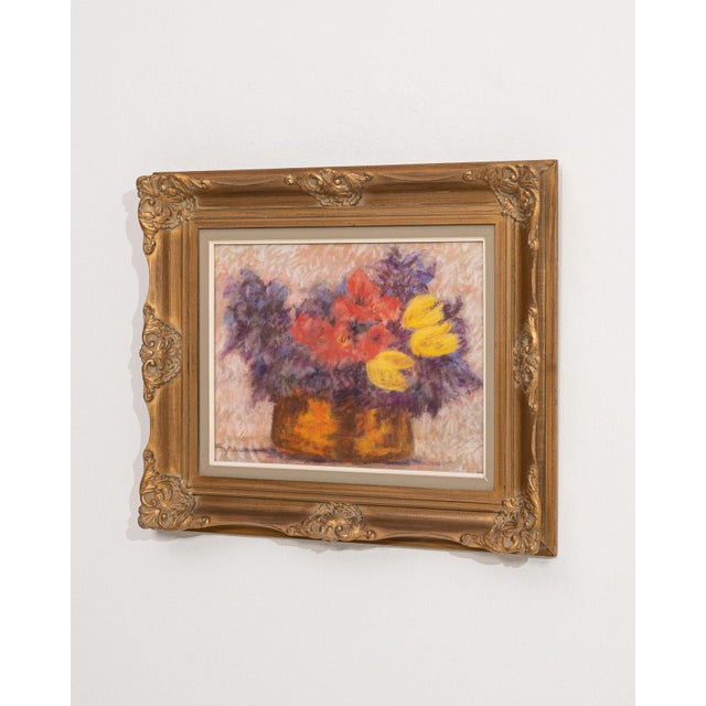 Early 20th Century France Purple Wood Painting For Sale - Image 9 of 15