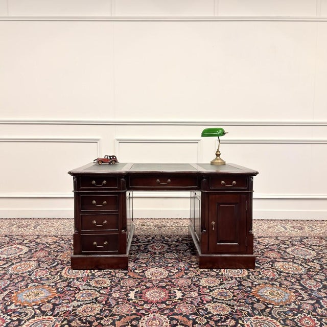 Classic and Elegant | Antique desks in English, Classic and Chesterfield style. This beautiful Desk is the eye catcher for...