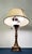 1970s 1970s Neoclassical Stiffel American Bronze Column Lamp - Dual Light Pull Chain For Sale - Image 5 of 12