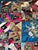 Antique Handmade Blue Silk Velvet Needlepoint Embroidery Painted Crazy Quilt For Sale - Image 4 of 9